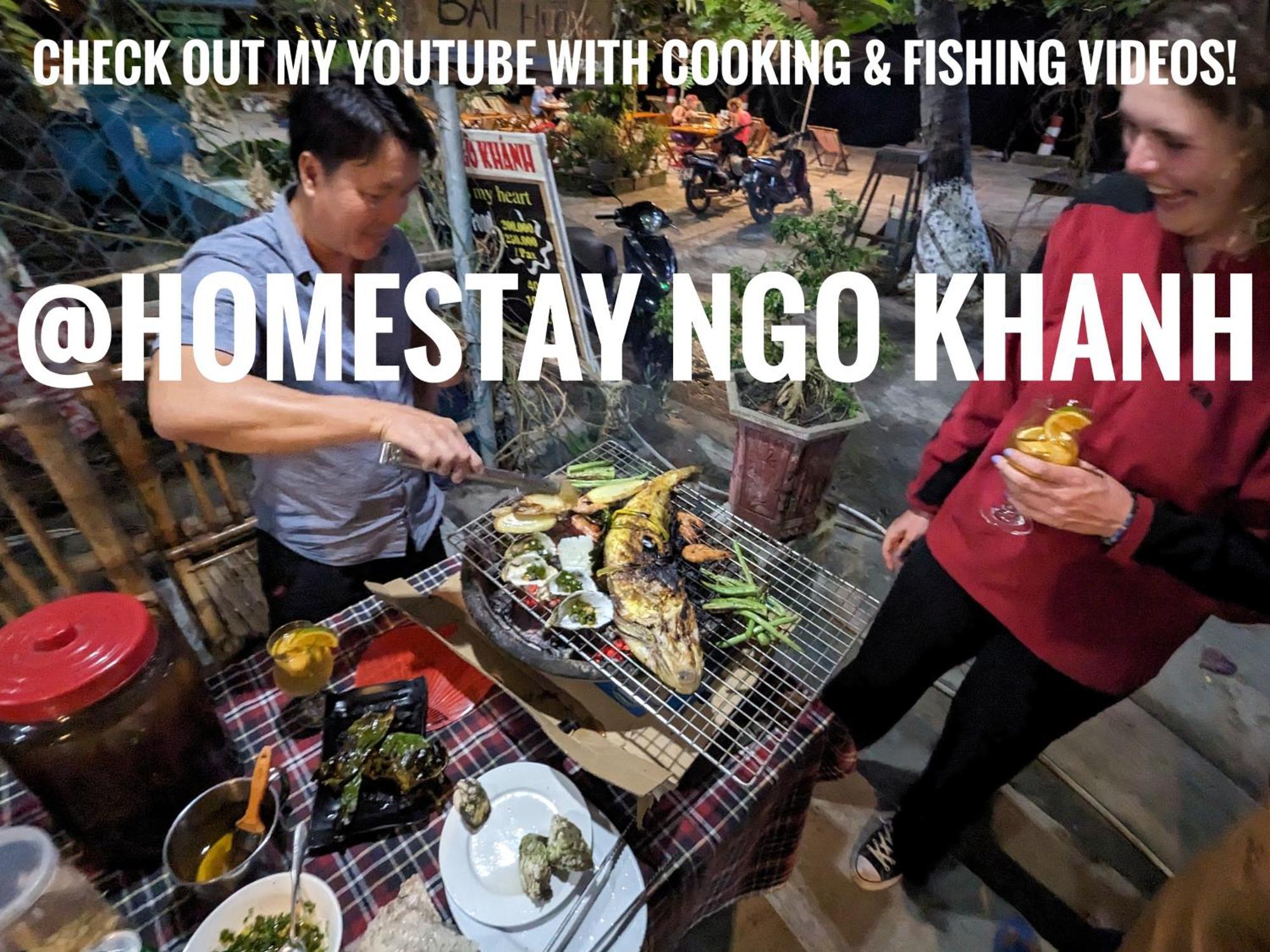 Ngo Khanh Homestay Tân Hiệ Exterior foto